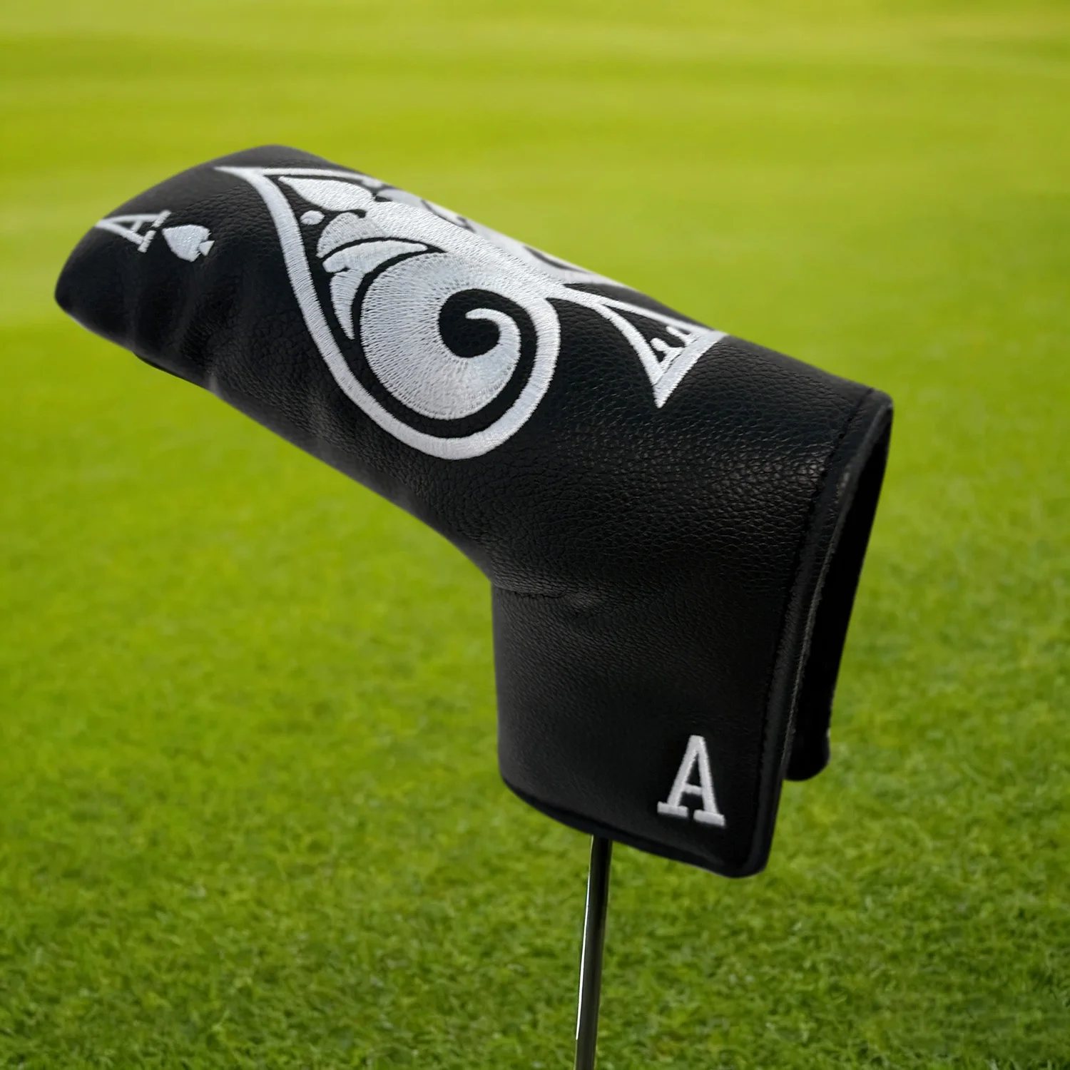 Golf Putter Cover Head Golf Headcover PU Leather Elcro For Mallet Blade Putter Golf Club Head Cover Protector view 4