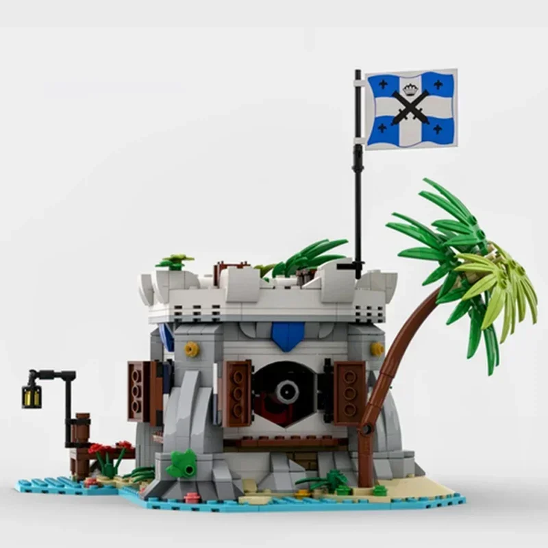 Moc Bouwstenen Militaire Serie Marine Kanonbaai Technische Bakstenen DIY Assemblage Constructie Speelgoed Voor Kinderen Vakantiecadeaus