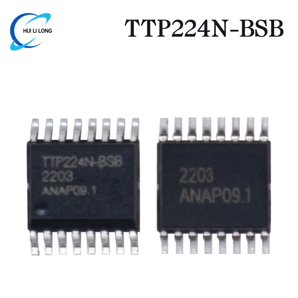 10pcs/lot TTP224N-BSB TTP224-BSB TTP224N TTP224 SSOP-16 In Stock