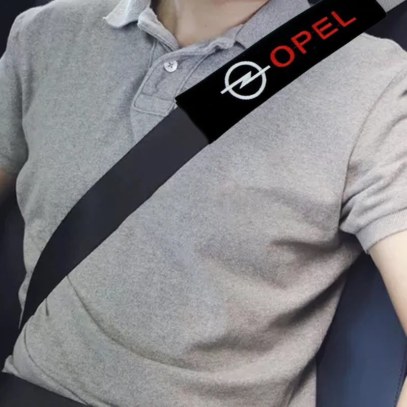 

Car Seat Shoulder Belt Cover Protector Pad Auto Accessories For Opel insignia Astra H G J Antara vectra Vivaro corsa c d zafira