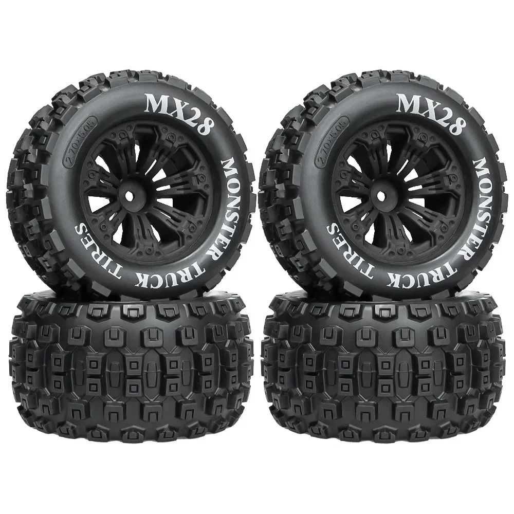RC model car 2.8-inch 1/10 large tire MX28 chocolate tread off-road wear-resistant 12mm coupling