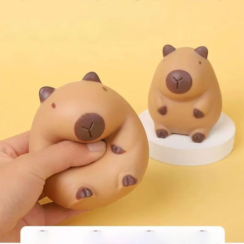 2024 New Miniso Cute Capybara Doll Cartoon Soft  Spring Ins Relieve Stress Desktop Pendant Kawaii Toys for Girl Birthday Gifts