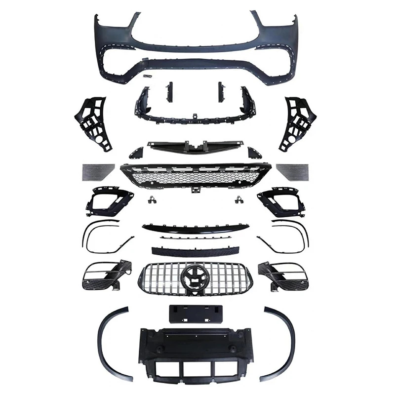 Kit de modificación de carrocería de parachoques delantero para mercedes-benz GLE Class W167 a GLE63 AMG 2020, gran oferta