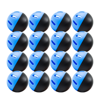 12 Pcs Baseball Soft Practice Balls Perforated Training Balls 2.91 Inches (74mm) For Outdoor Training Eva Hollow Ball Hole Ball