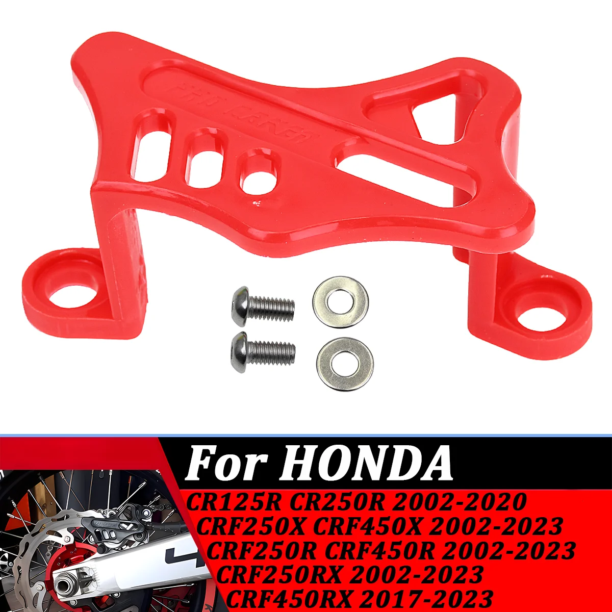 

Rear Brake Caliper Guard Protector For Honda CR CRF 125R 250R 250X 250RX 450X 450L 450RX 2002-2023 Motorcycle Universal Parts