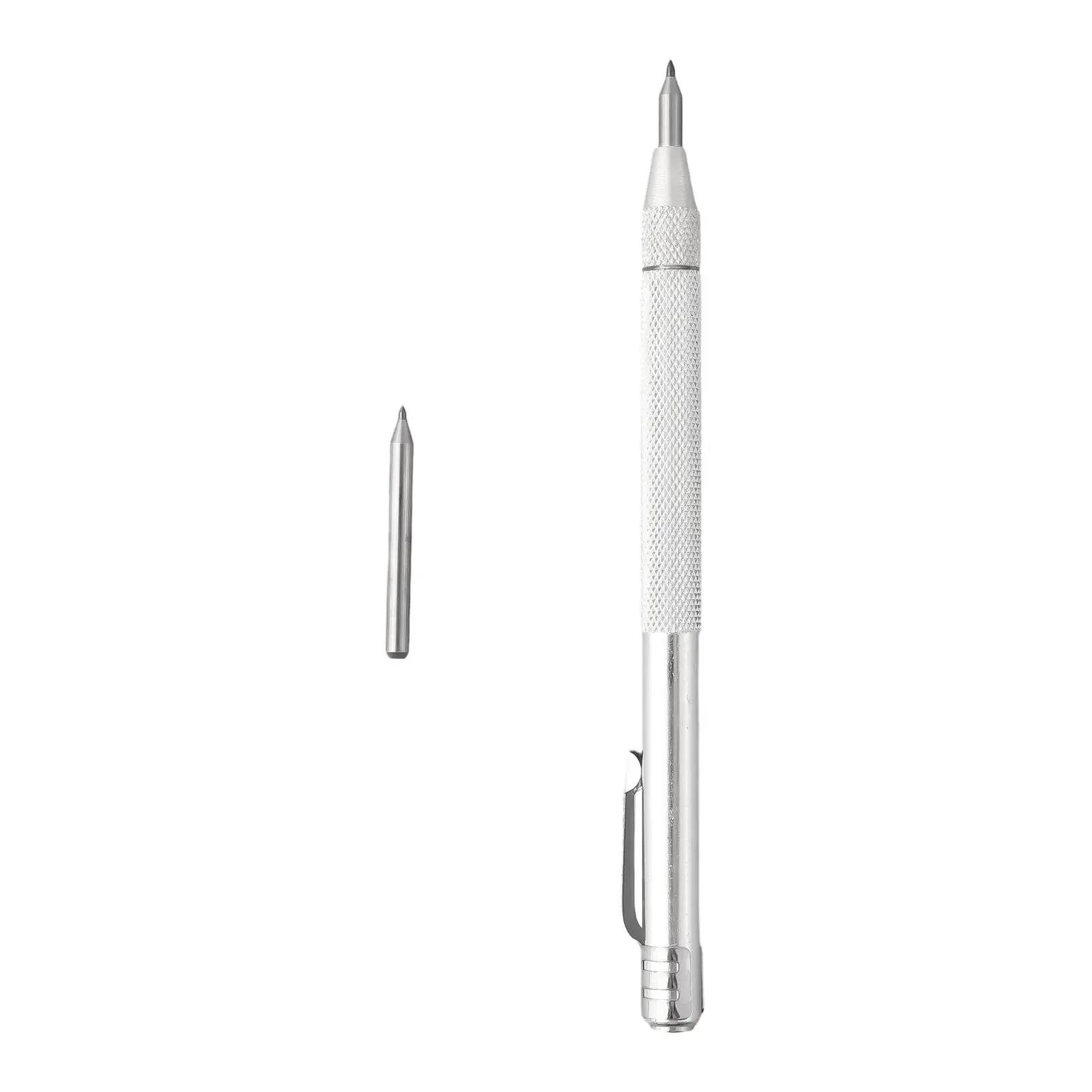 Pointe en carbure de tungstène en acier inoxydable pour graver des feuilles de métal, pointe de style stylo pratique, remplacement du stylo à tracer, outils à main