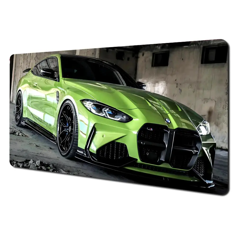 

Green sports car Mouse Gamer Keyboard Pad Large Gaming Non-slip Computer Laptop Tablet Mat Mini PC Mousepad XXL Playmat