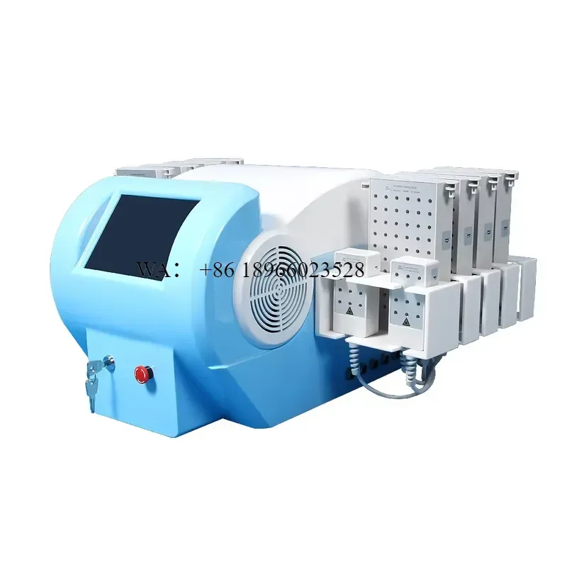 WMWMNU 12 Pads Lipo 635 660 810 980nm Body Fat Reduction Equipment for Beauty Salon