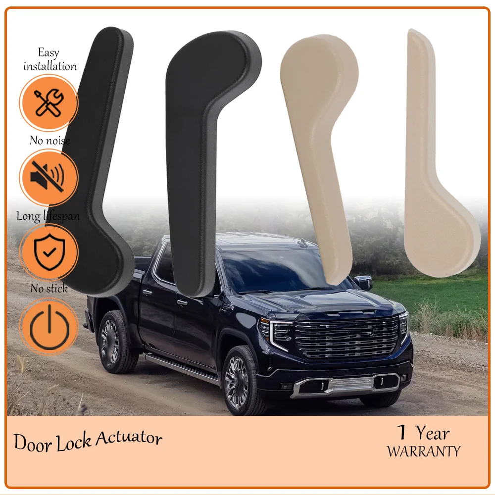 4ps & 2ps in Black Beige Wear-Resistant Seat Recliner Handle Lever Assembly Fit Chevy GMC Full-Size Trucks OE 15232598 15232594