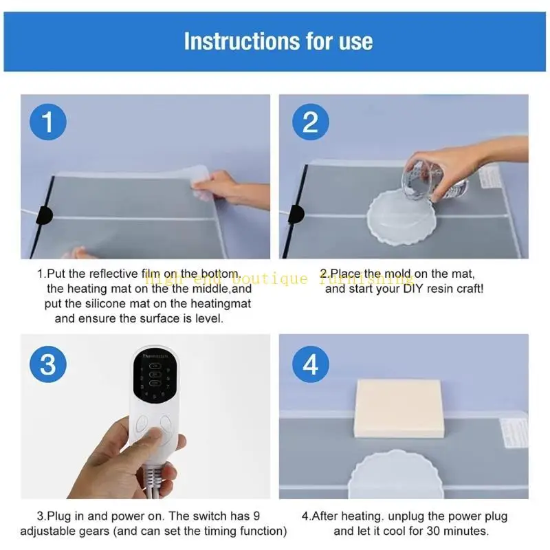 L9NB Efficient Epoxy Resin Heating Pad Resin Curing Machine Craft Castings Curing Pad
