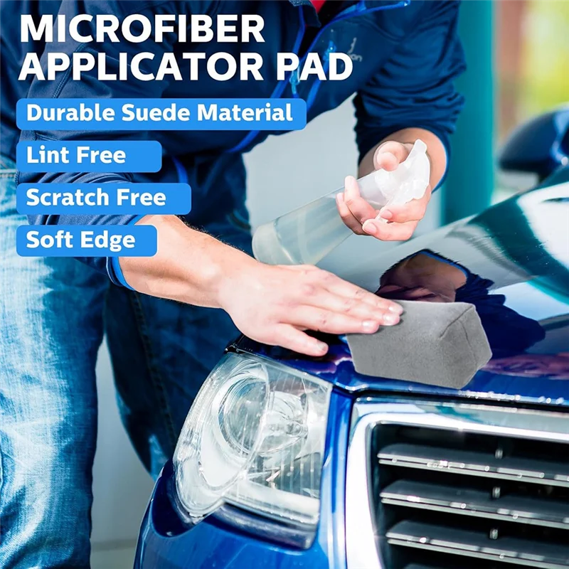 【مجموعات】 طلاء لمنصات توزيع ألياف الدقيقة المصنوعة من الجلد السويدي لإزالة الشعر بالشمع في السيارة للعمل التفصيلي #2