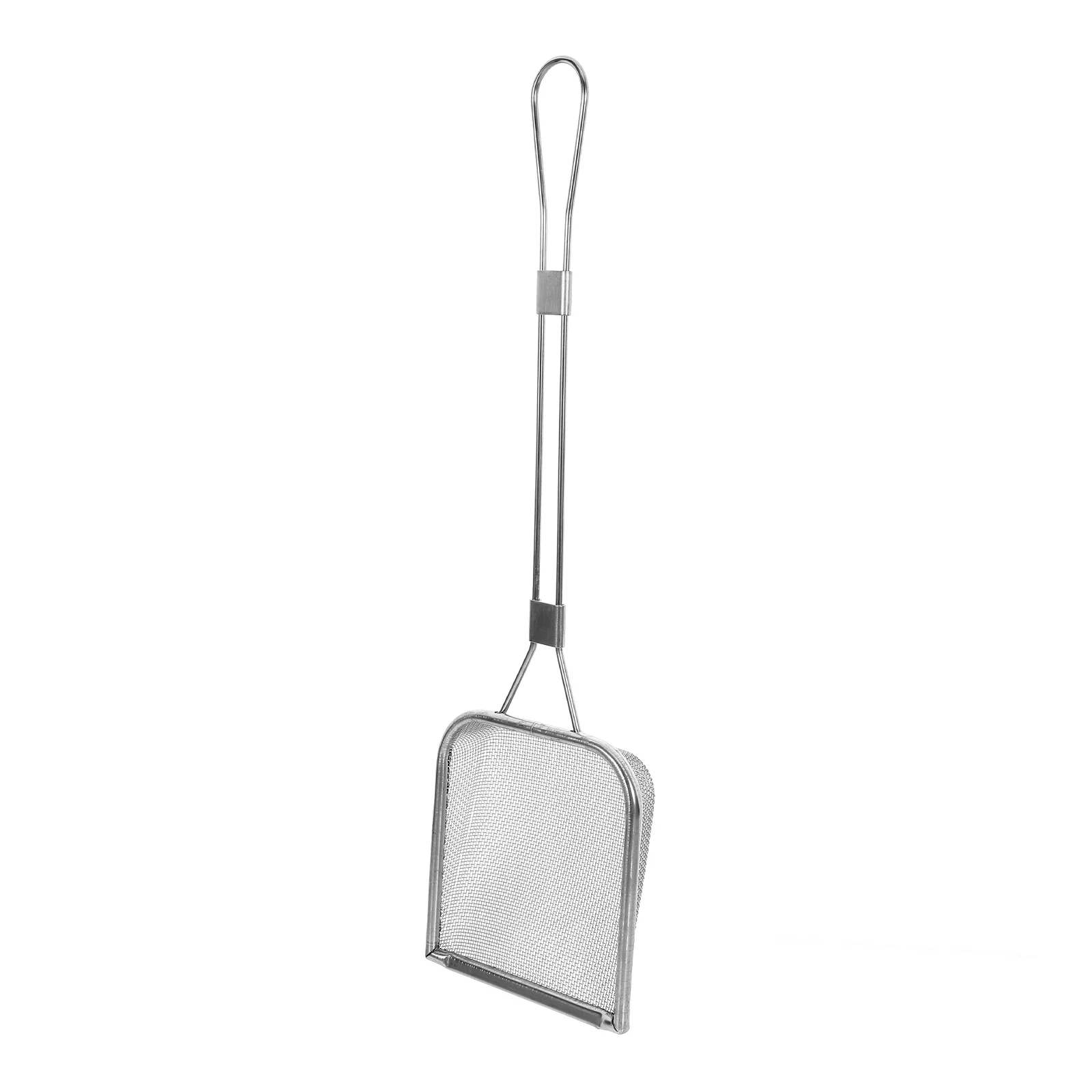 

304 Stainless Steel Oil Residue Filter Shovel Skimmer Colander Spoon Grease Strainer Small Metal Cooking Utensils Kitchen Tool