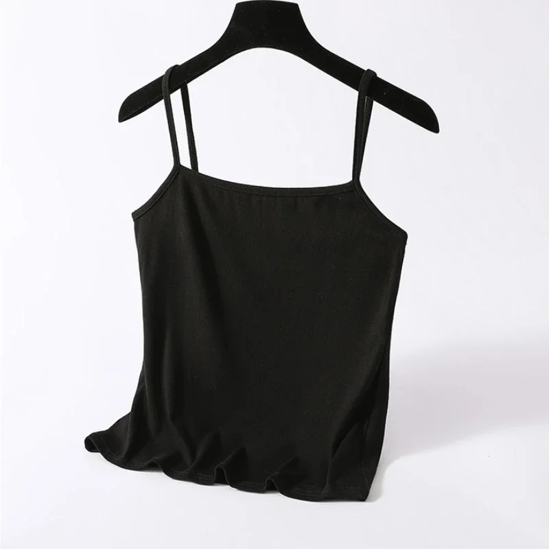 2025 Plus Size Woman Clothing Camisole Sexy Summer Fashion Thin Camis Korean Style Spaghetti Strap Sleeveless Tank Tops