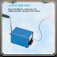 Premium 20W Outdoor Multi-Function Portable Manual Crank Generator USB Charging Hand Crank Generator Emergency Survival Power