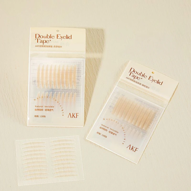 Natural Invisible Double Eyelid Tape Stickers Fiber Instant Eyelid Lift Paste Long Lasting Bigger Eyes Beauty Tool