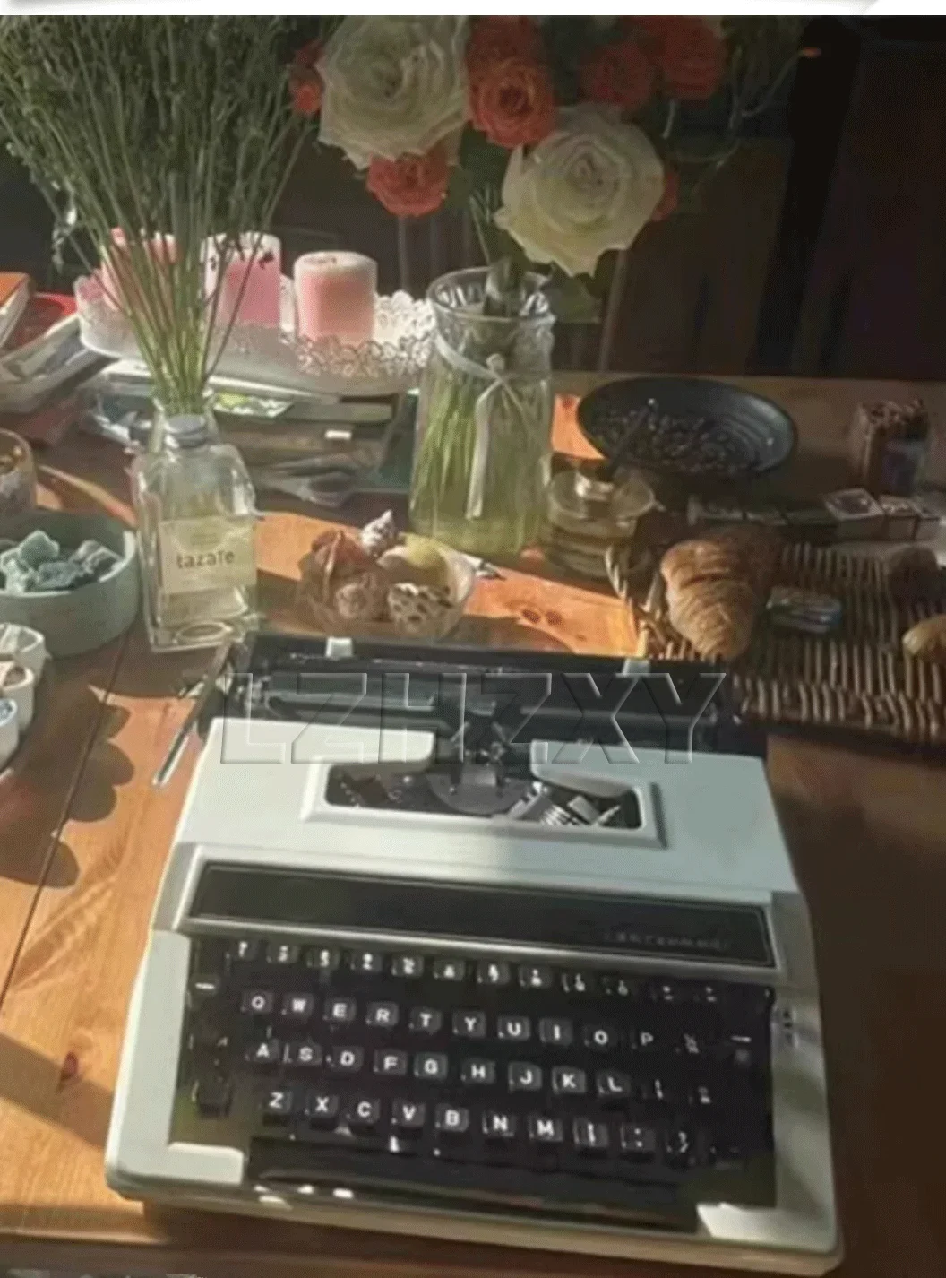 Working Retro Mechanical Typewriter literary Gifts Mechanical keyboard Small Exq