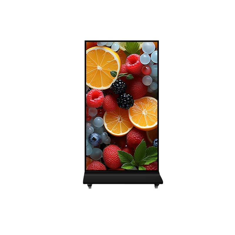 Full-screen Floor-to-ceiling LCD Digital Signage 4K UHD Android Indoor Digital Advertising Indoor Totem