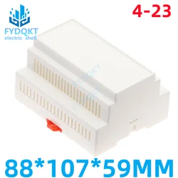 1PCS High-quality ABS Case Plastic Instrument Housing Power Box 4-23: 107*88*59mm DIN Rail Wire Junction Boxes
