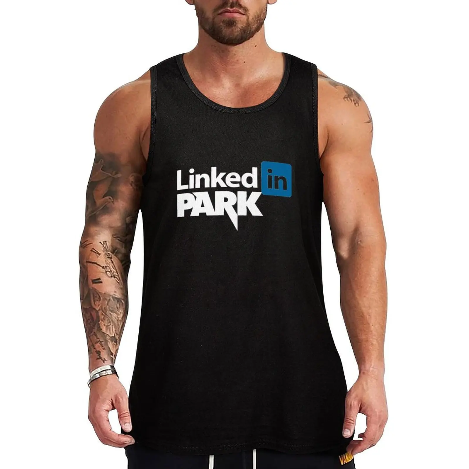

LinkedIN Park Tank Top мужская одежда спортивная рубашка мужская мужская одежда