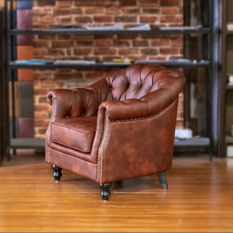 أرائك إيطالية ترفيهية للفنادق أرائك صالة غرفة المعيشة الكسولة أثاث من الجلد الصناعي O Sofá MHSF