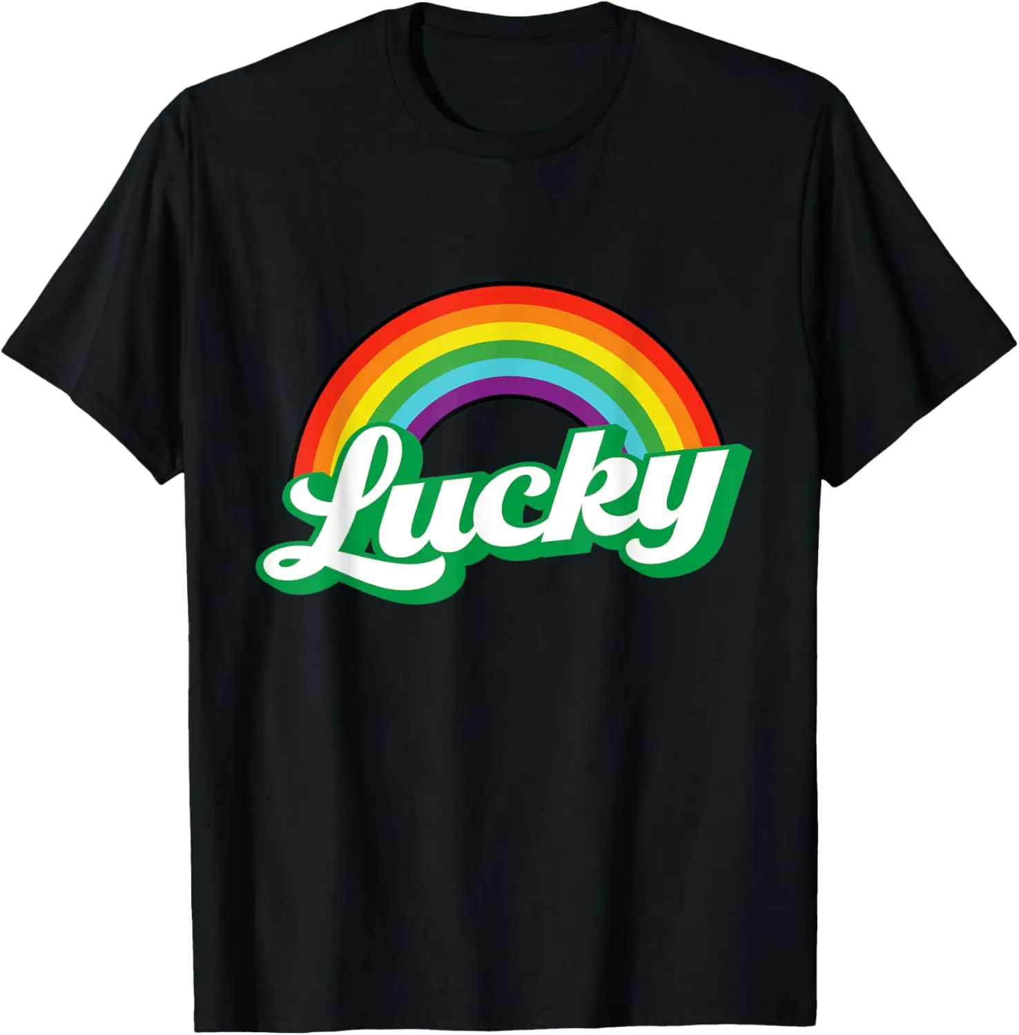 T-shirt St. Pat Rainbow z okazji Dnia Świętego Patryka i irlandzkiej szczęścia