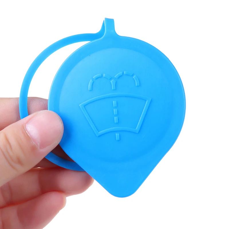 1PC Windshield Washer Bottle Cap Cover Blue Universal Wiper Water Tank Lid for Car Glass Fluid Bottle Cover Replacement