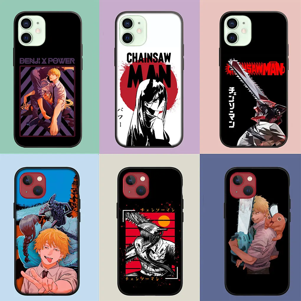 Tatsuki Fujimoto Makima Chainsaw Man Gir Cover Phone for iPhone 16 15 14 13 12 Pro X XR XS Max 8 7 Plus + 15+ SE Soft Case