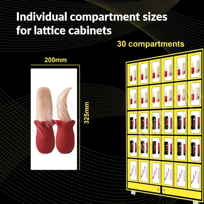 آلة بيع الخزانة التي تم التحقق من العمر لمنتجات العافية للبالغين الامتثال القانوني