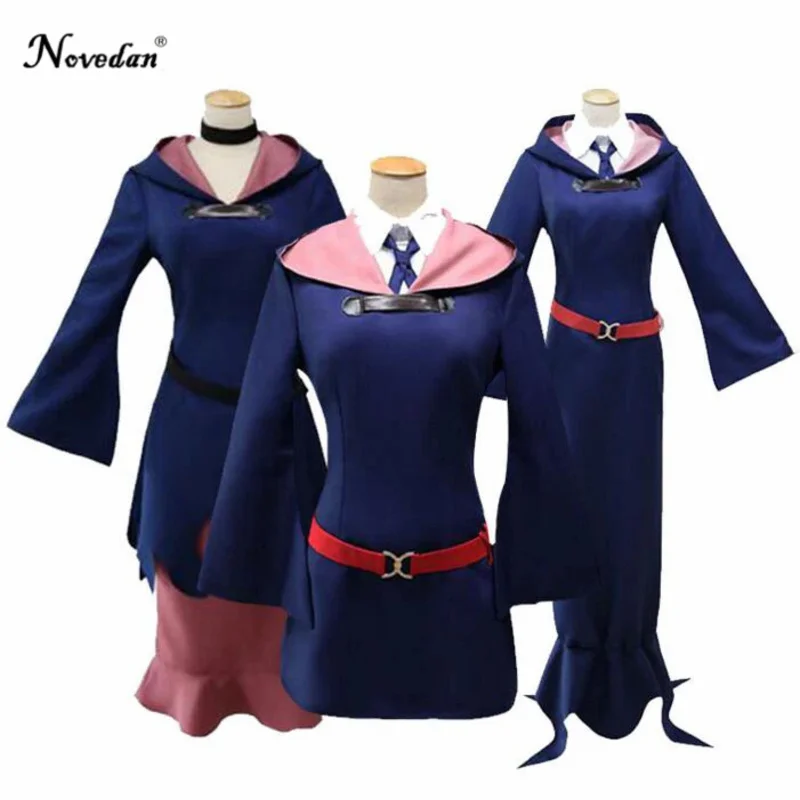 

Little Witch Academia Academy Sucy Manbavaran Akko Kagari Lotte Cosplay Costumes Anime Dress Uniform Outfit Halloween Costumes