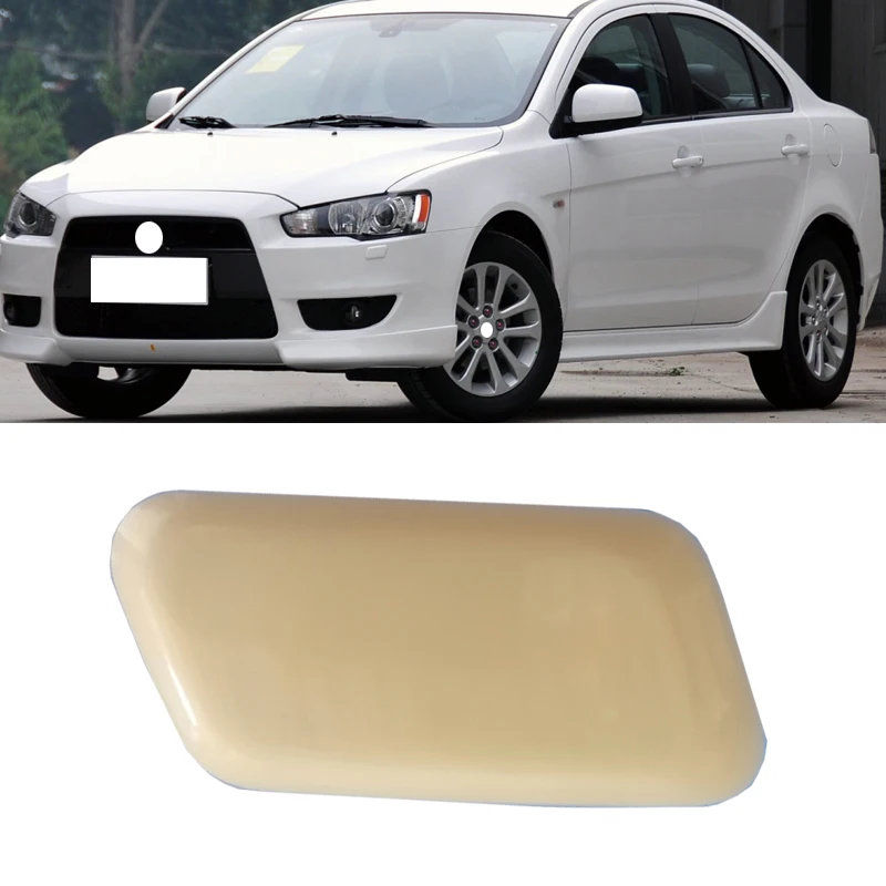 Roavia For Mitsubishi Lancer-ex Front Bumper Washer Spray Cover Lid Headlight Water Cleaning Trim Cap Decoration Shell Hood