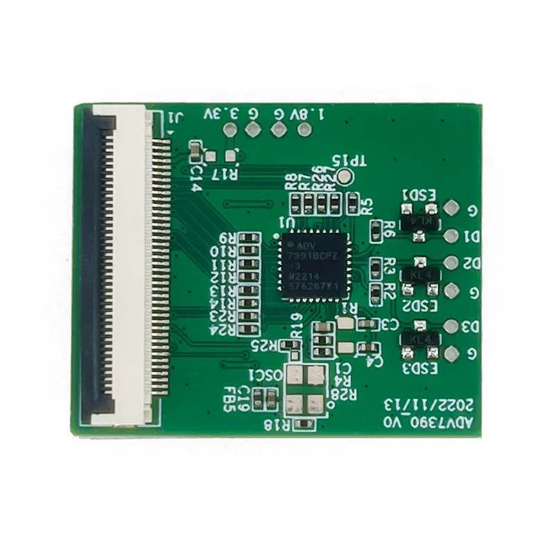 

ADV7390 ADV7391 Low-power 10-bit SD/HD Video Encoder Bt656 To Cvbs Development Board
