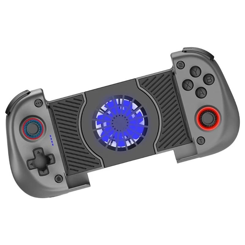  Cellphone Wireless Gamepad Hall Effect Joystick Stretchable Game Controller with Cooling Fan Double Vibration Motors - view 2