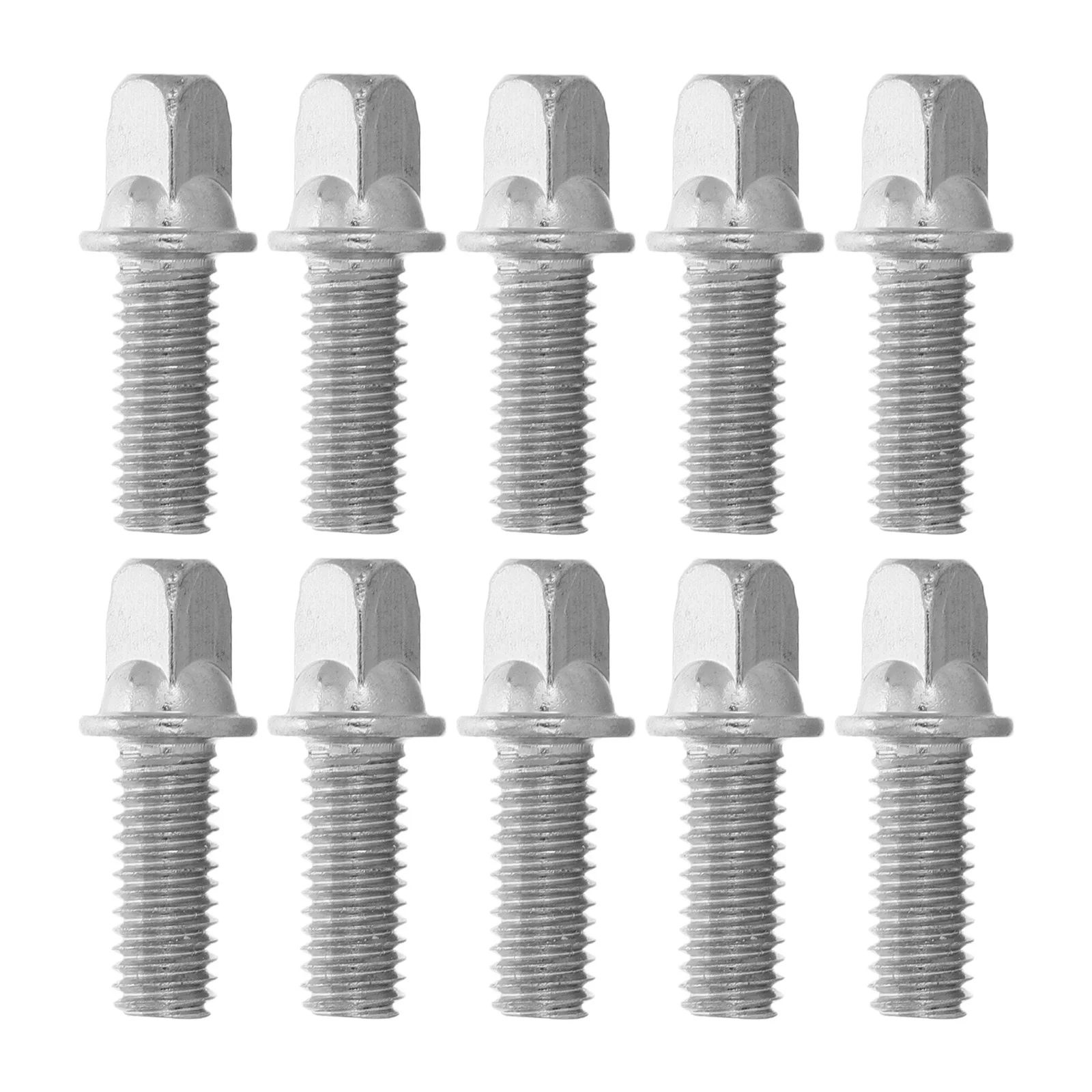 

10pcs M6X15Mm Metal Percussion Screws Secure Mounting Hardware Replacement Parts For Electronic Kit Instrument Accessories