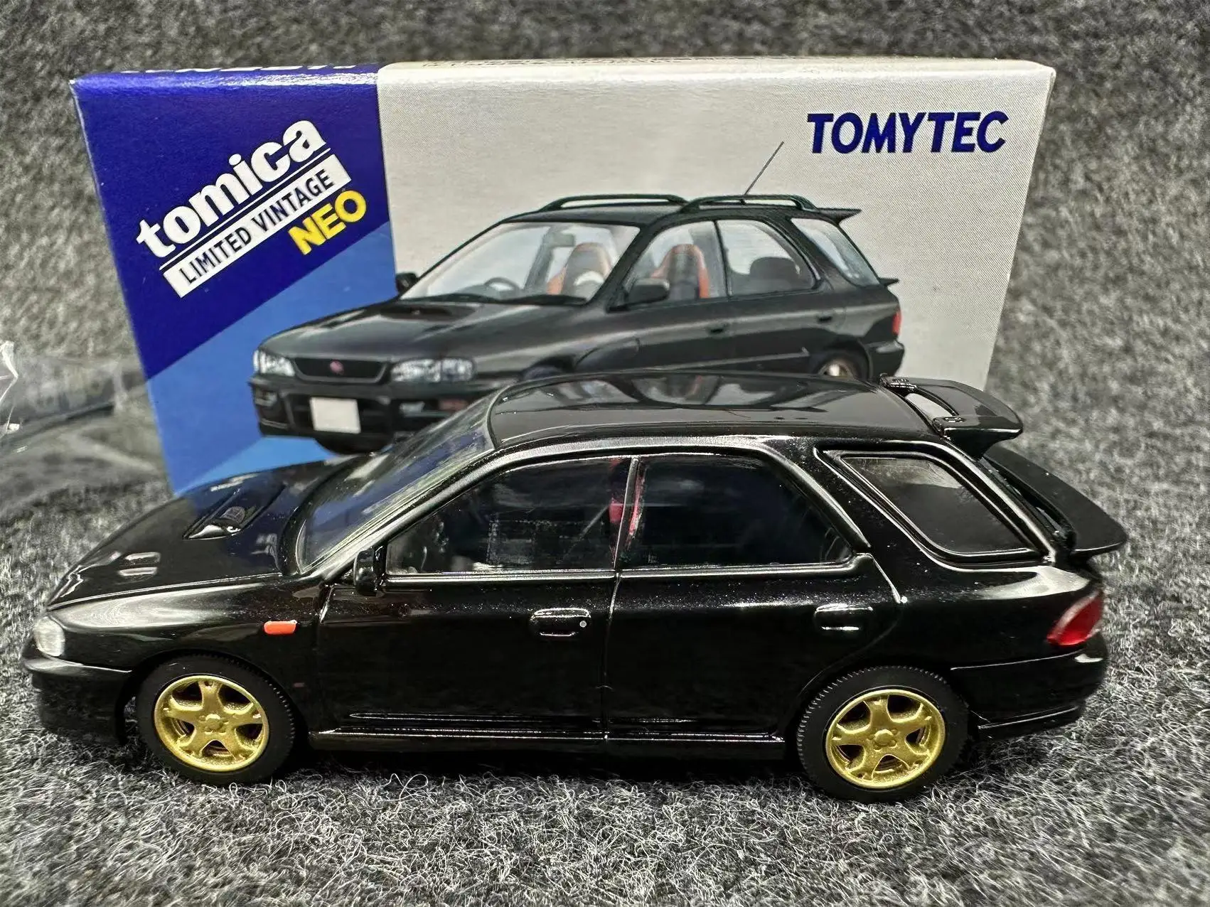 2403 tomytec tomica tlv LV-N281d wrx sti schwarz druckguss legierung auto modell sammlung display geschenk