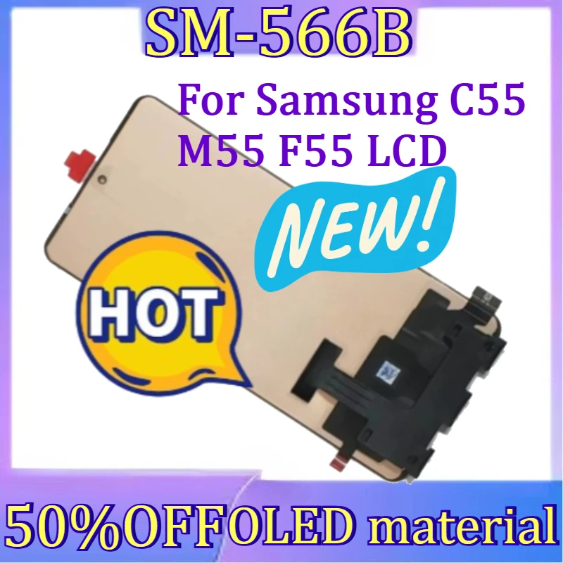 For C55 C5560 M55 F55 New OLED For Samsung C55 M55 F55 LCD Display Touch Screen Digitizer Assembly
