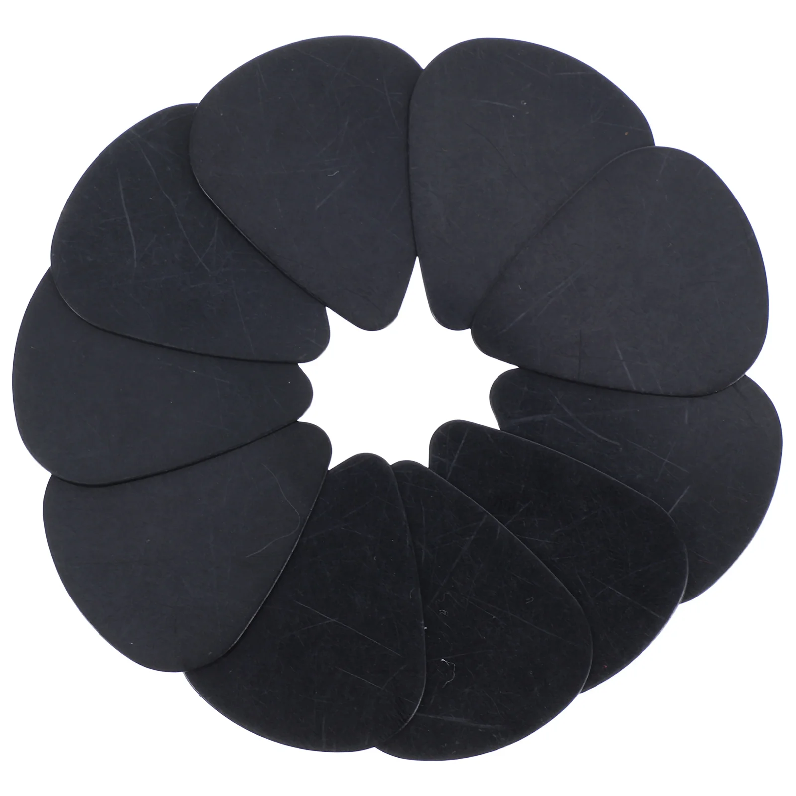 

10pcs Guitar Picks 0.5Mm Black Thin Plectrums For Acoustic Electric Bass Guitars Beginners Professionals Durable Celluloid Multi
