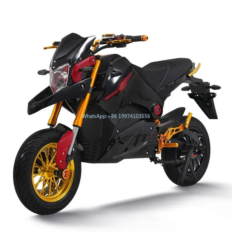 With fat tire2024 Factory Price Brushless 5000watt 8000 watts 72v Hub Motor Electric Motorcycle