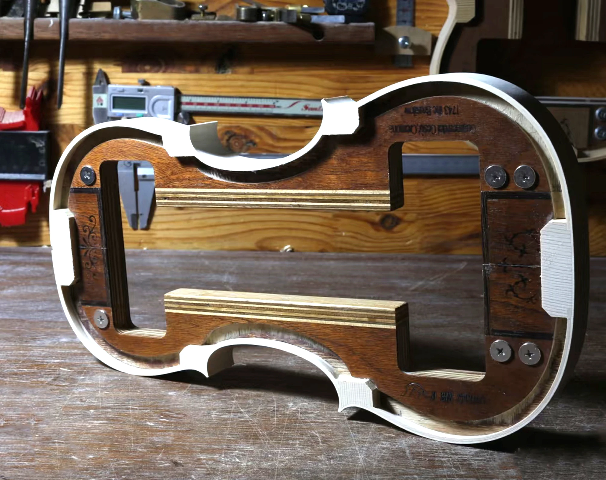 المهنية الكمان صنع قالب الكمان صنع قالب الإطار الكلاسيكي الكمان نوع إنتاج الآلات الموسيقية #2