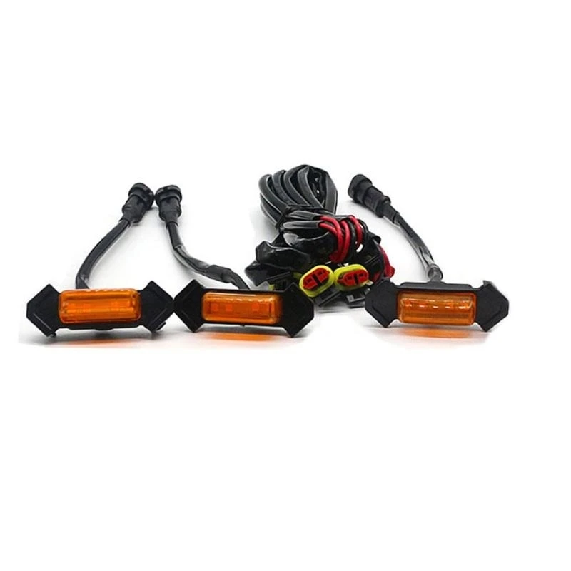 Grille Lighting for Head Bright LED Mini Warning Lightbar Running Lamp for Utility Vehicle Construction Tow Truck