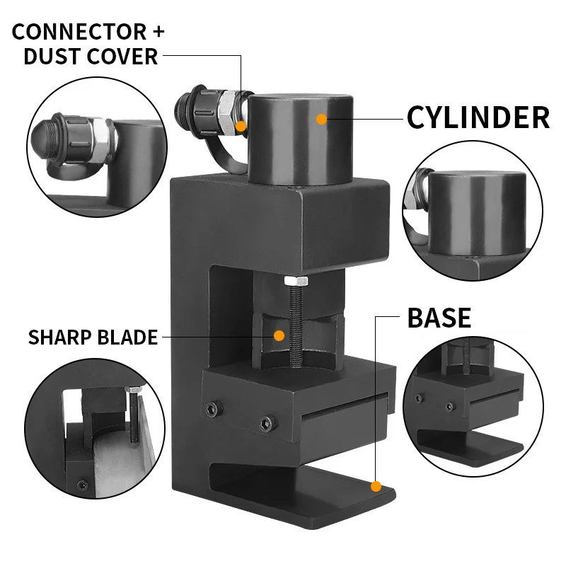 Small Hydraulic Chamfering Machine Multifunction Split Angle Steel Cutting Round Corner Chamfer Angle Iron Processing Equipment