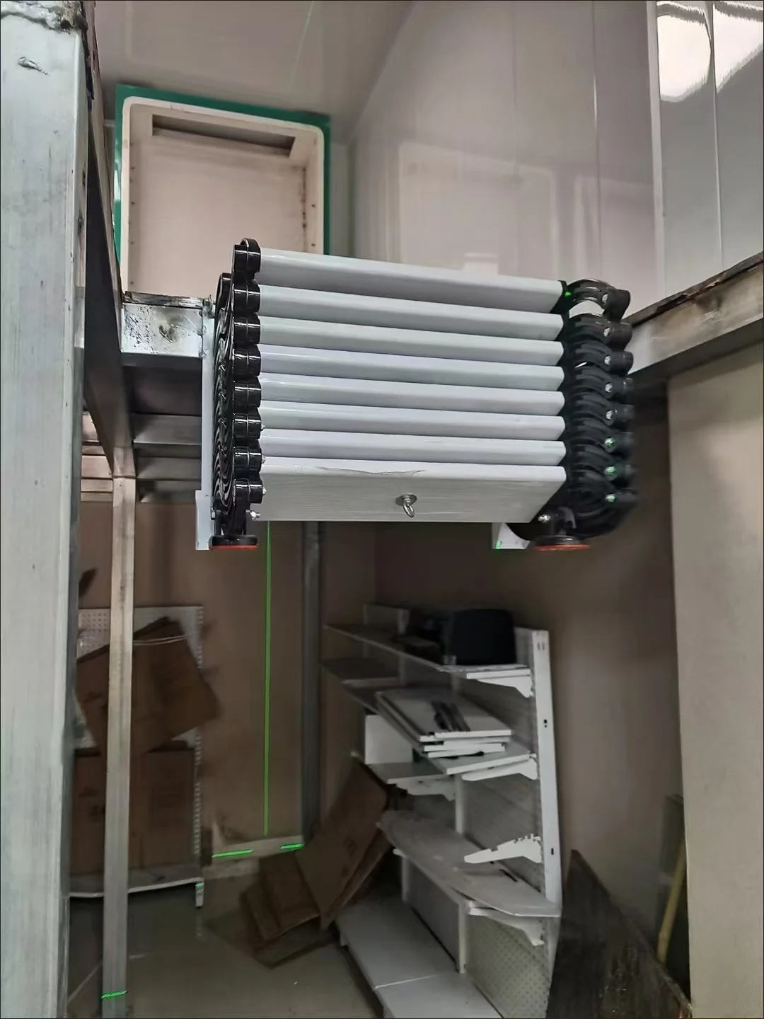 Space-Saving Folding Steel Loft Ladder