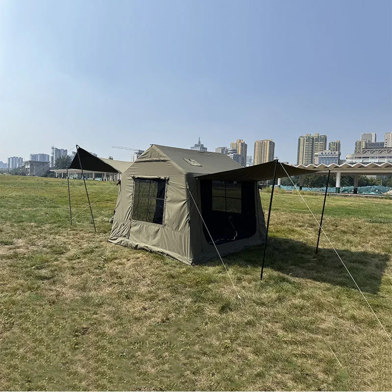 Wholesale Portable Air Tent for 2-4 People Custom Dome Beach Family Camping Outdoor Easy Setup Waterproof Inflatable Tent