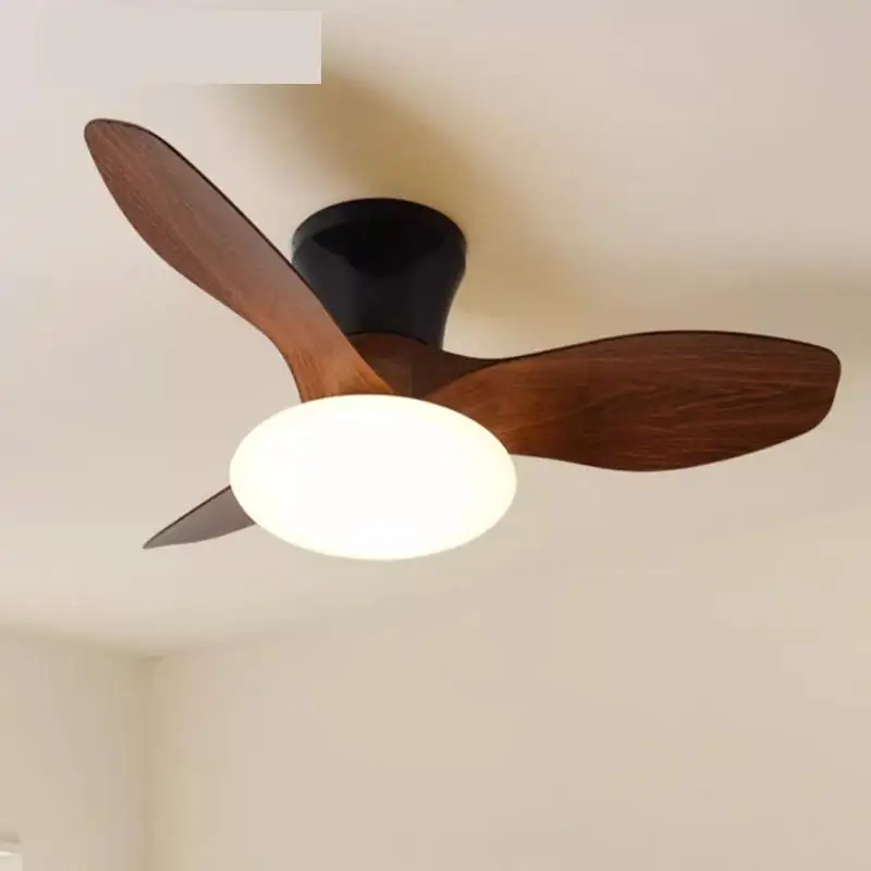 32 Inch Led Ceiling Fan With Lights For Living Room 22 Inch Ventilateur De Plafon Bedroom Cooling Fan Lamp Dining Fixture