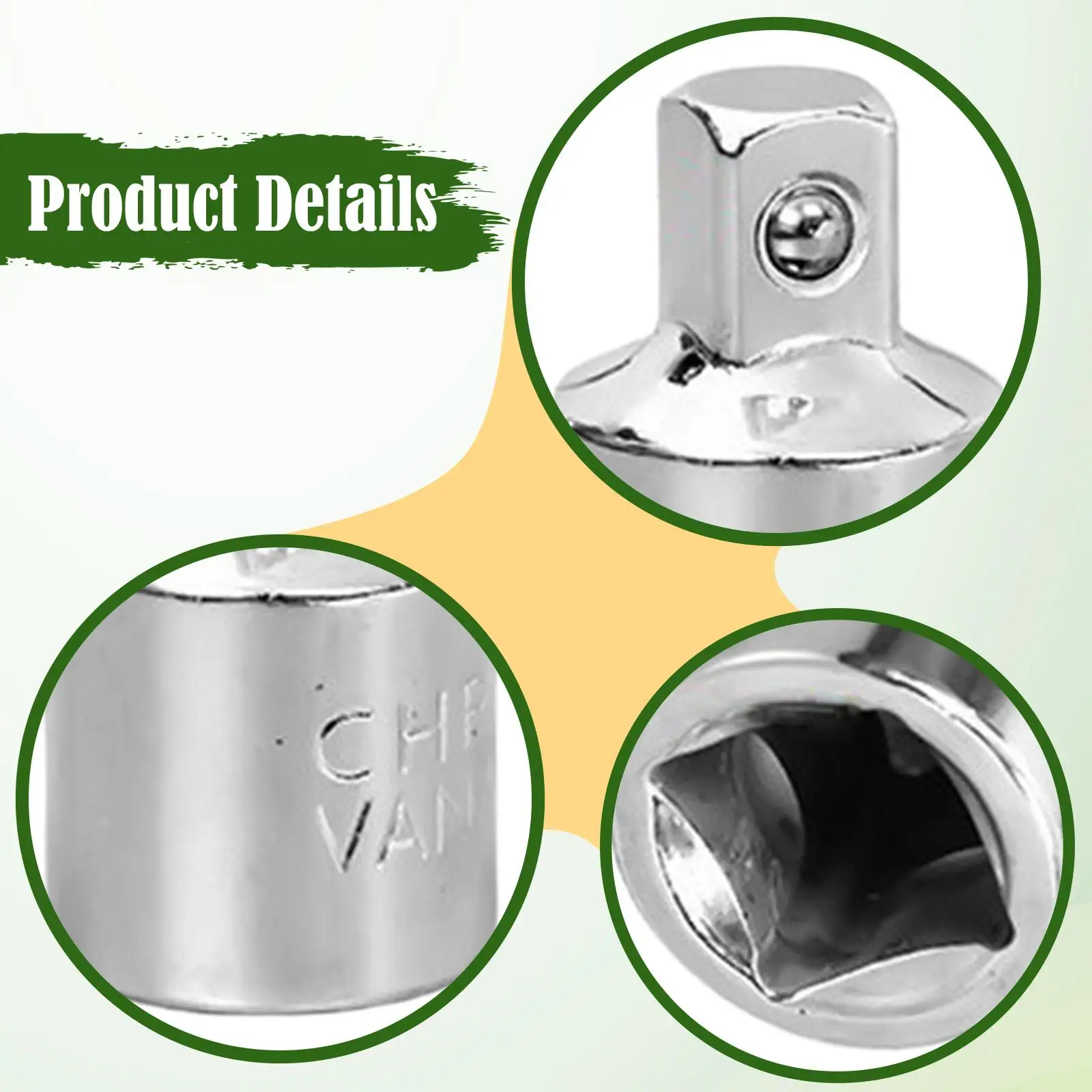 محول تأثير 1/2 أداة تحويل سائق الصدمات مقاومة للاهتراء صيانة محمولة استبدال جزء للمفاتيح #5