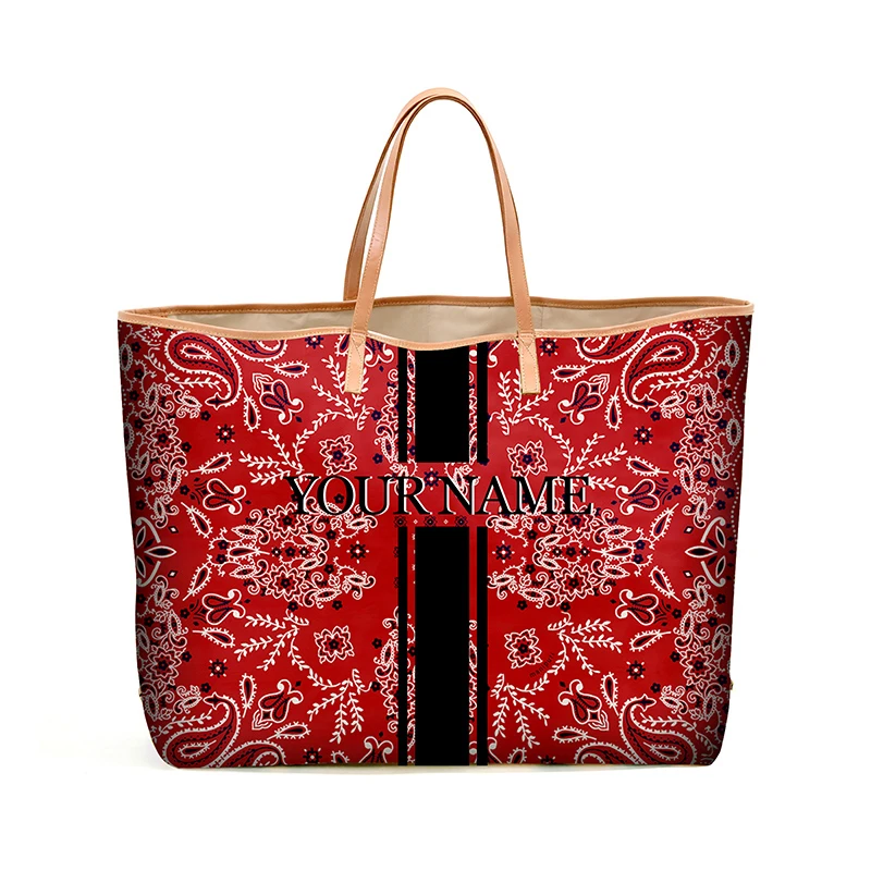 

Вертикальные полосы, персонализированная модная холщовая сумка с принтом, большая вместительная сумка, женская сумка-тоут с настраиваемыми буквами, дорожная сумка для путешествий