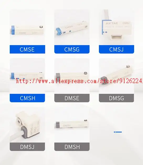 1Piece AirTAC CMSE/CMSH/CMSG/CMSJ-020 DMSG DMSH 2W  Magnetic Switch Sensor  100% Original & New