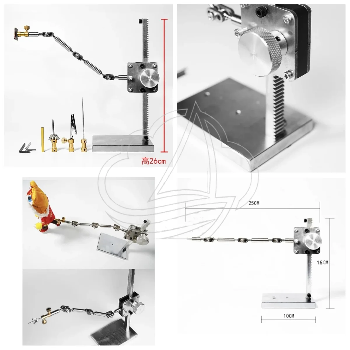 Adjustable Lifting Stop Motion Universal Stand, Figure Shooting Support Bracket for Stop-Motion Animation Creation