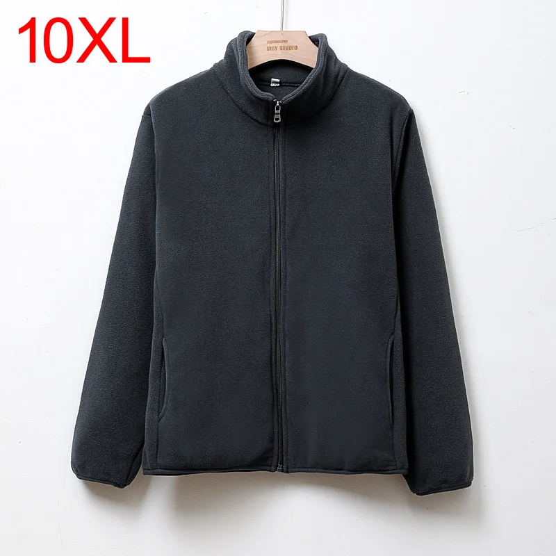 

extra-large 10XL 9XL yards shaker jacket men loose Spring Autumn fleece clothing plus size sweatshirt 8XL men clothing