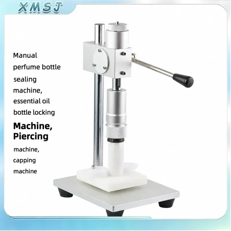 Manual Perfume Bottle Sealing Machine Essential Oil Bottle Locking Capping Device Portable Handheld Crimper Tool for Glass