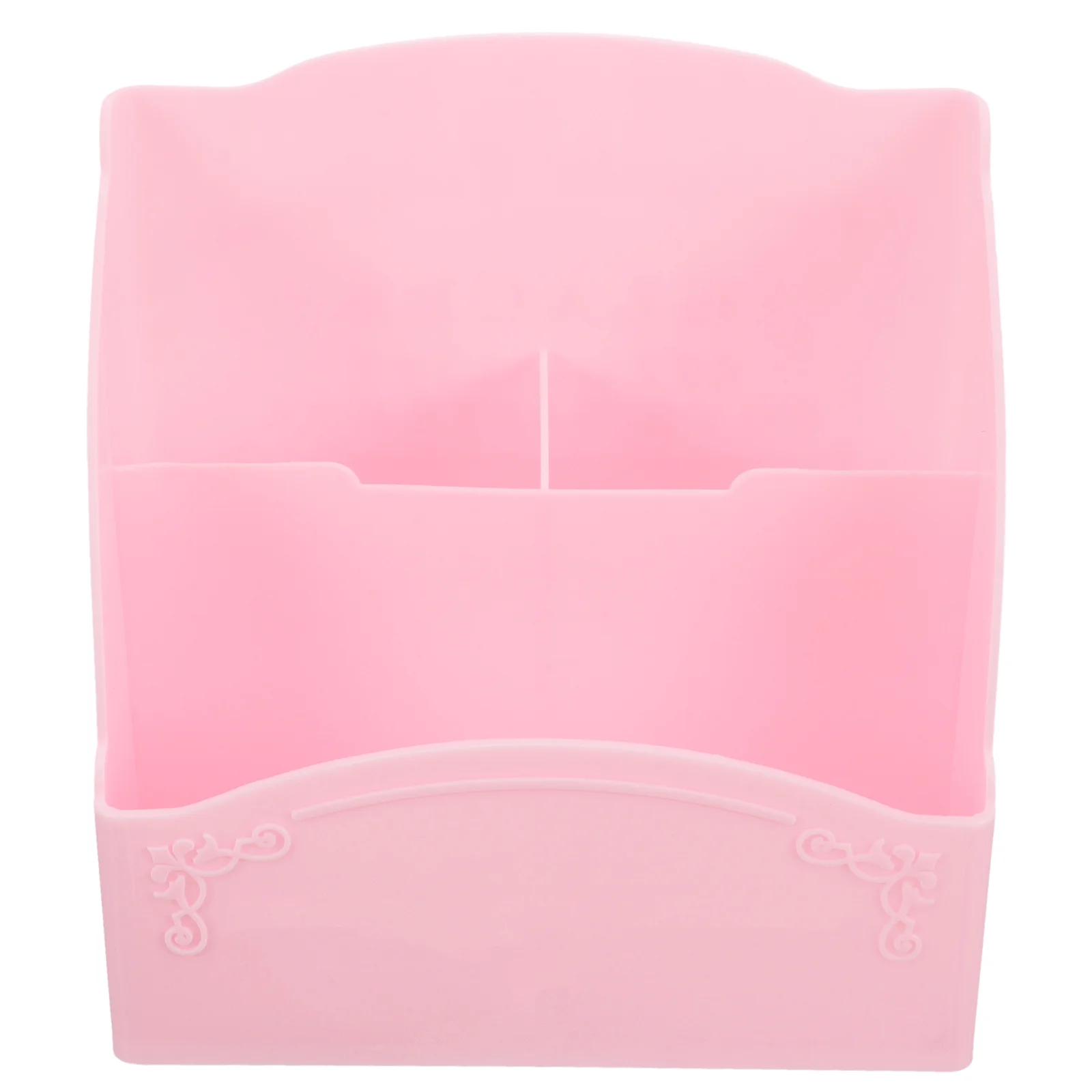 

Nail Supplies Pen Holder Storage Box (Pink) Organizer for Desk Pencil Table Office Organizers and Accessories